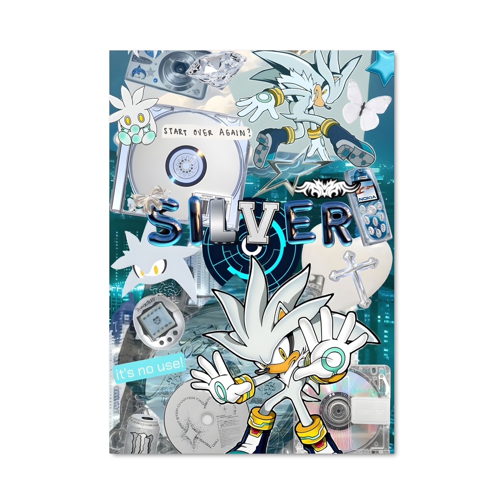 Poster Silver Sonic Adventure